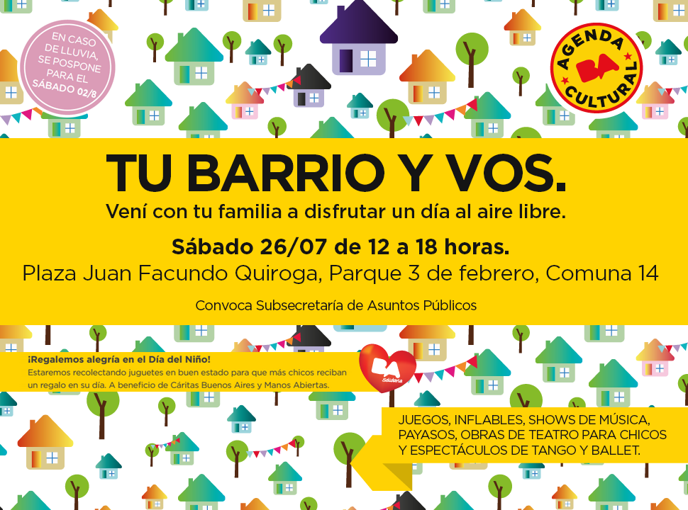 Tu barrio y vos vuelve en la Comuna 14