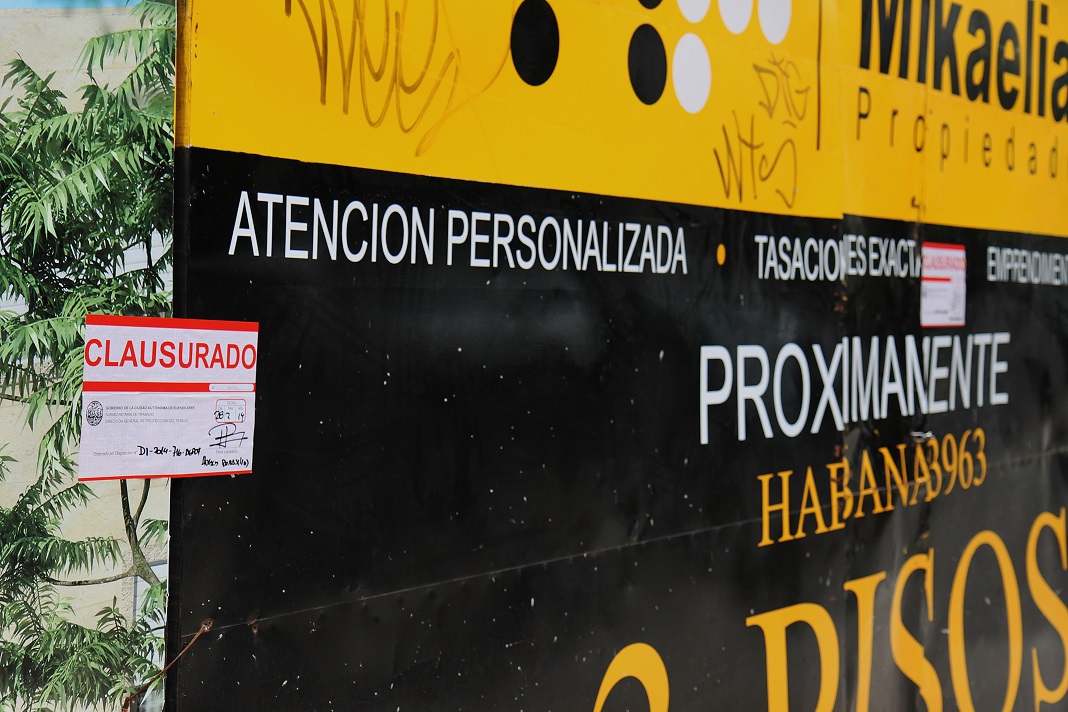 Fue clausurada la obra en construcción donde falleció un obrero