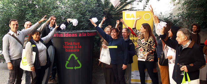 Muy buena participación de las organizaciones en la convocatoria “Tirá tus ideas a la basura”