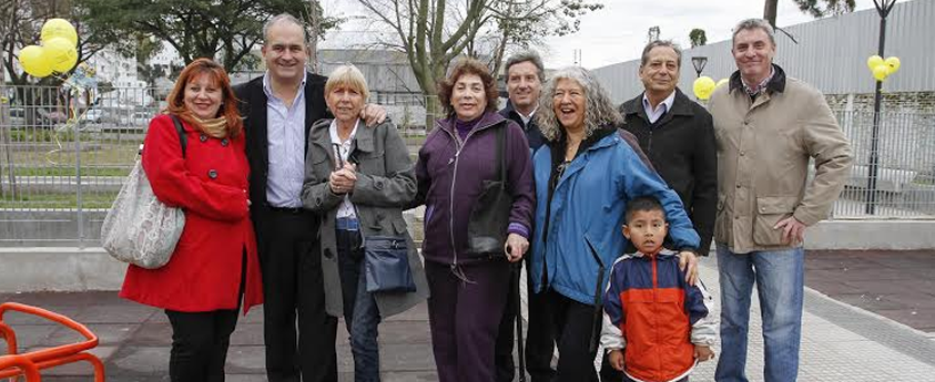 La Ciudad inauguró obras en una plaza de Villa Lugano