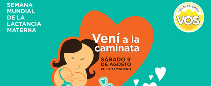 Caminata a favor de la Lactancia Materna