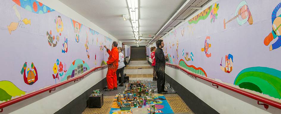 Seguimos sumando arte a la Línea B