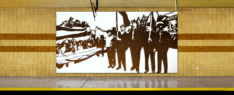 Un nuevo mural en la Línea E