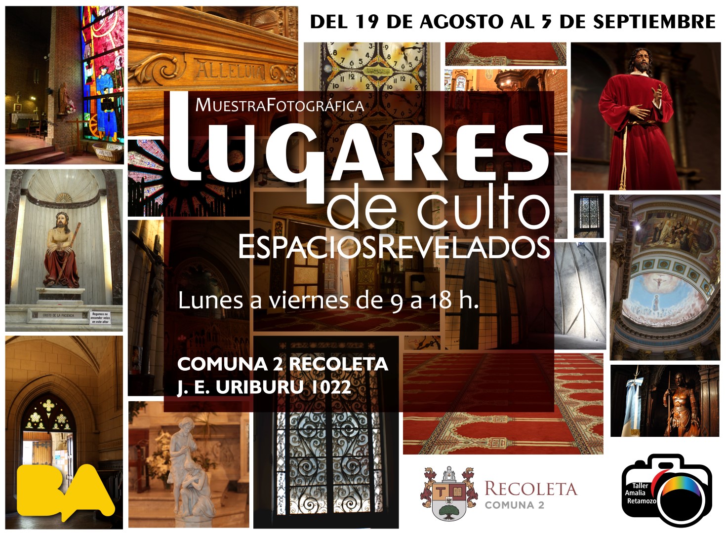 Muestra fotográfica - Lugares de Culto Espacios Revelados