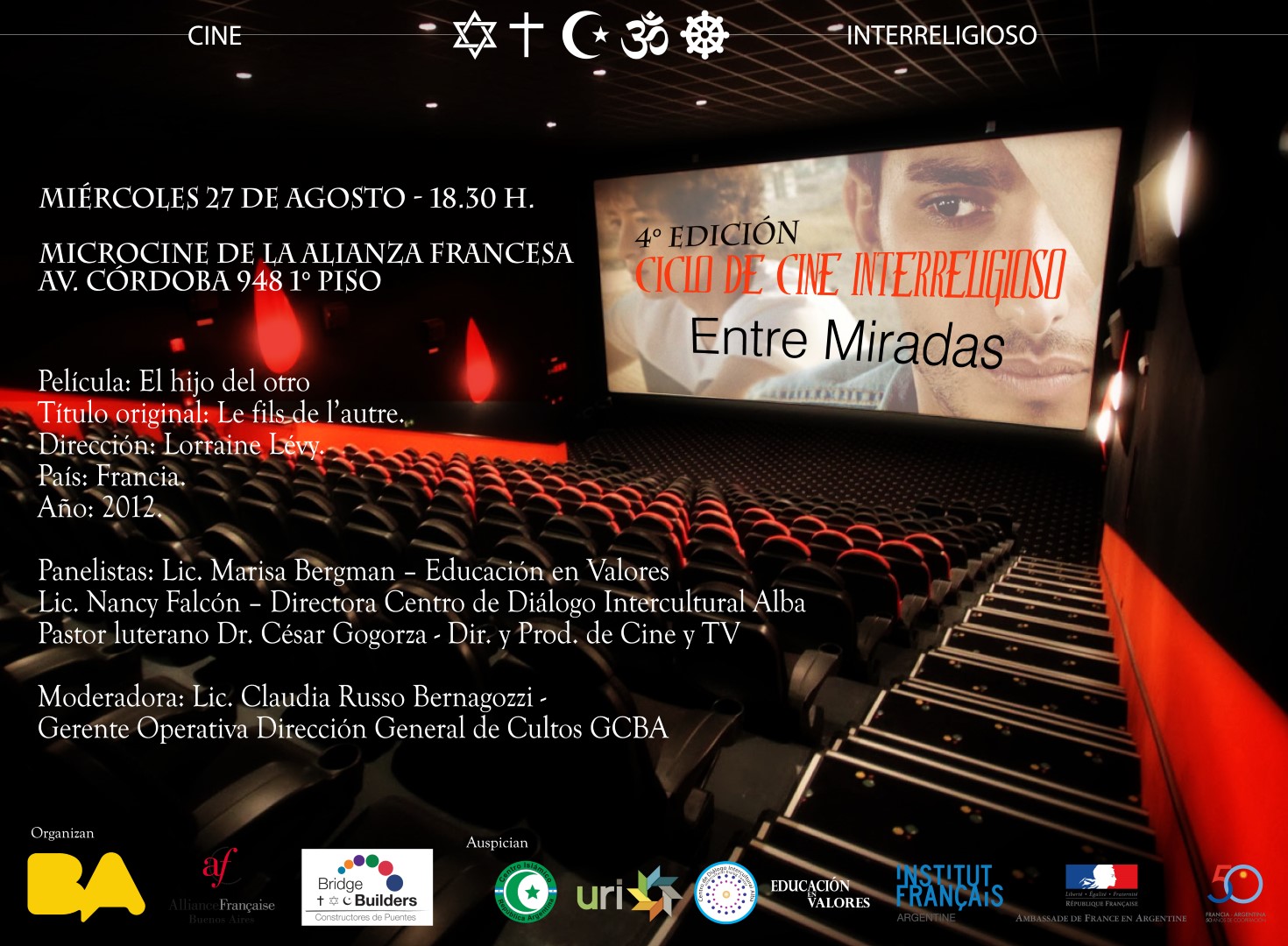 Ciclo de Cine Interreligioso "Entre Miradas"