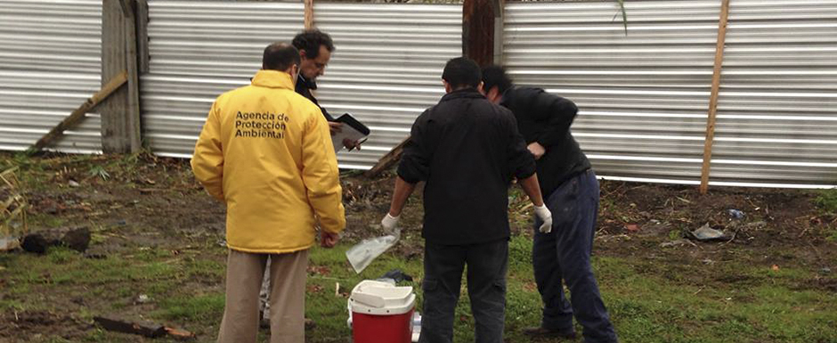 Comenzaron los trabajos de caracterización del suelo en Villa Lugano