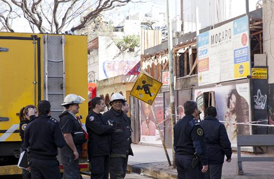 Derrumbe en Juana Azurduy 2481 - Obra clausurada