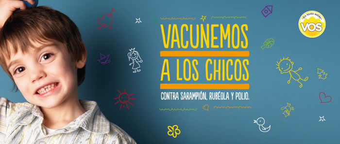 Se extendió la Campaña de Vacunación contra Sarampión, Rubéola y Polio