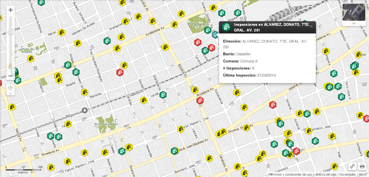 Las inspecciones en obras en construcción disponibles en la web