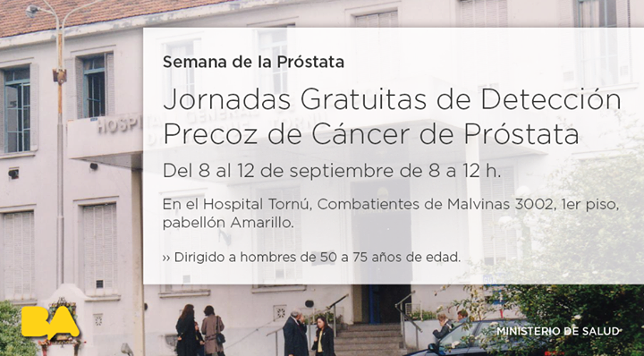 Jornadas Gratuitas de Detección Precoz de Cáncer de Próstata