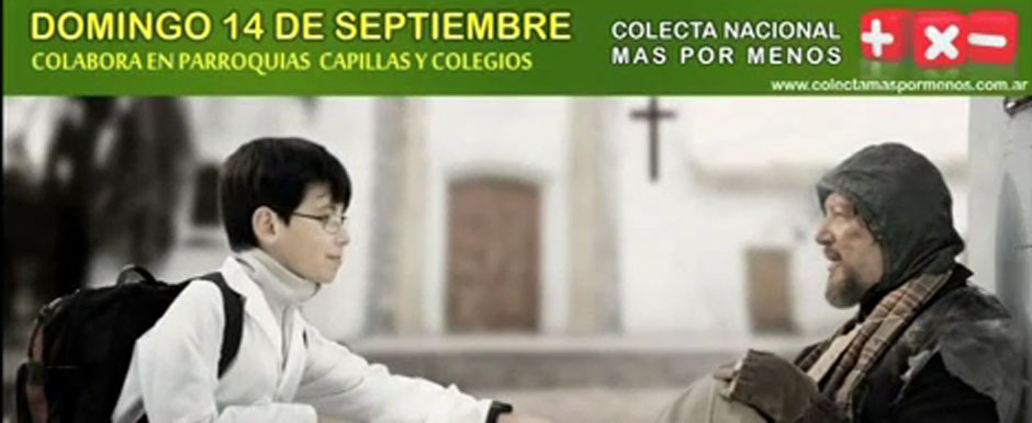 La colecta "Más por Menos", un acto de caridad
