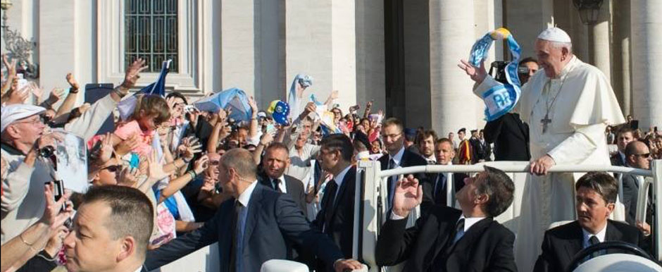 Fervor en la Audiencia General
