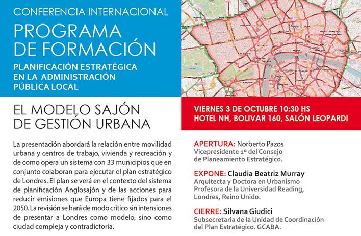 El modelo sajón de gestión urbana 