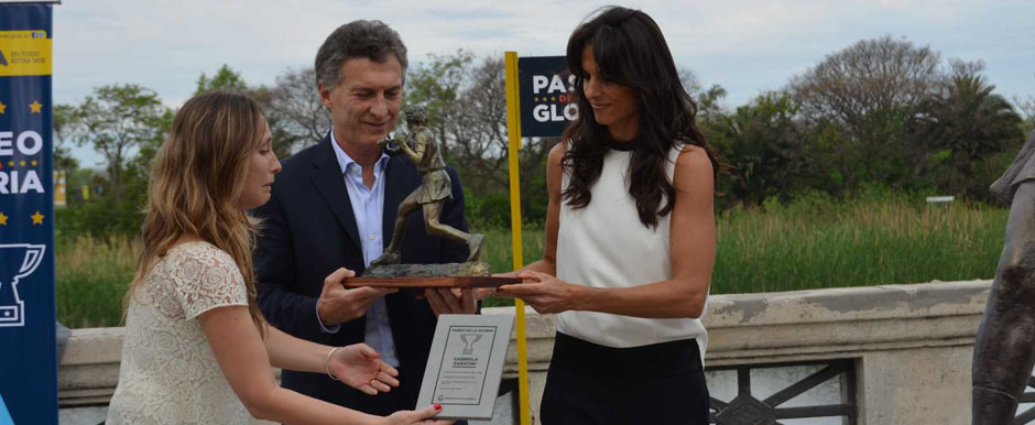 Gabriela Sabatini tiene su lugar bien ganado en la Ciudad