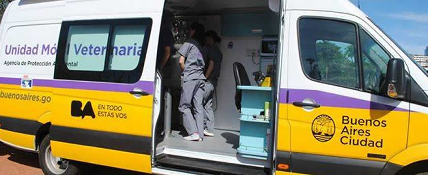 Se inauguraron unidades móviles de atención veterinaria
