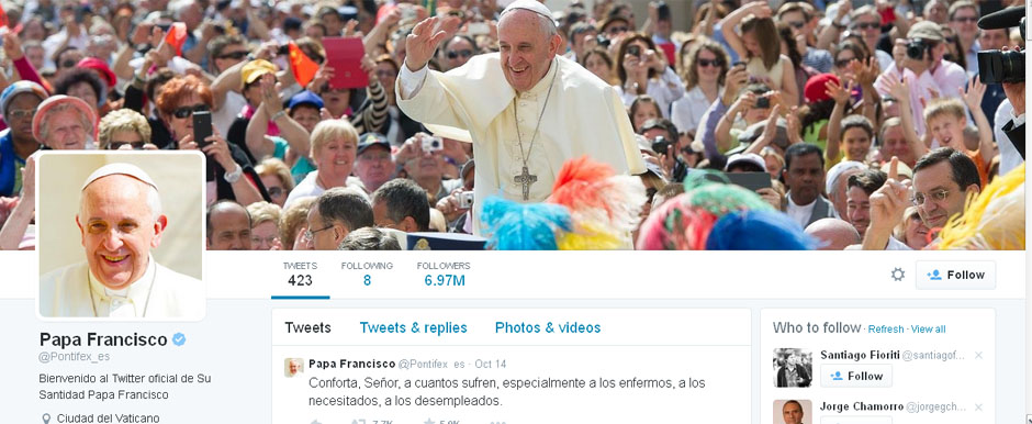 ¡Más de 16 millones de seguidores en Twitter!