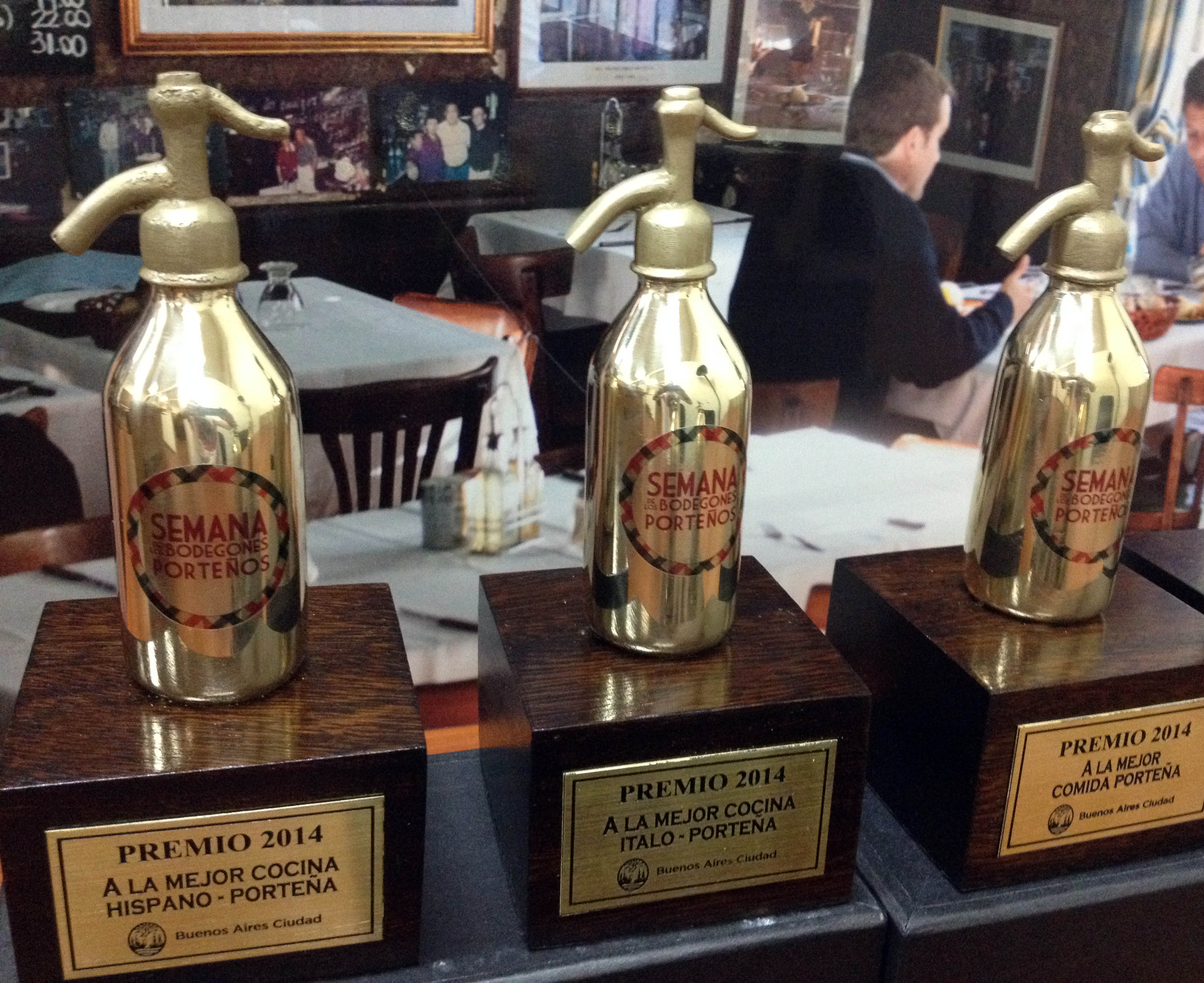 Se entregaron los premios a los mejores bodegones de Buenos Aires