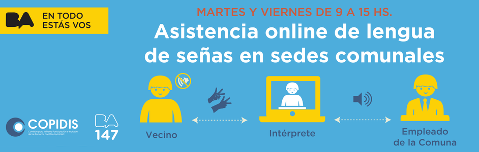 Las Comunas ya implementan un sistema de atención para personas con dificultades auditivas