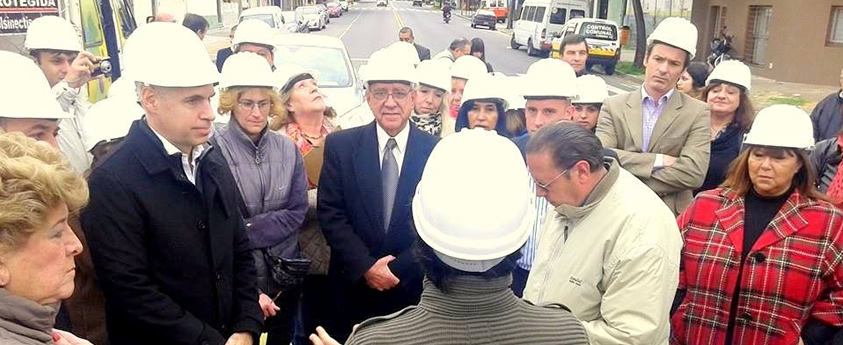 Visita de Horacio Rodríguez Larreta