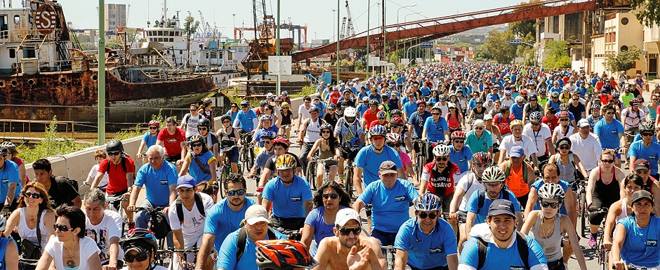La bicicleteada del Festival de la Bici reunió a 4000 personas