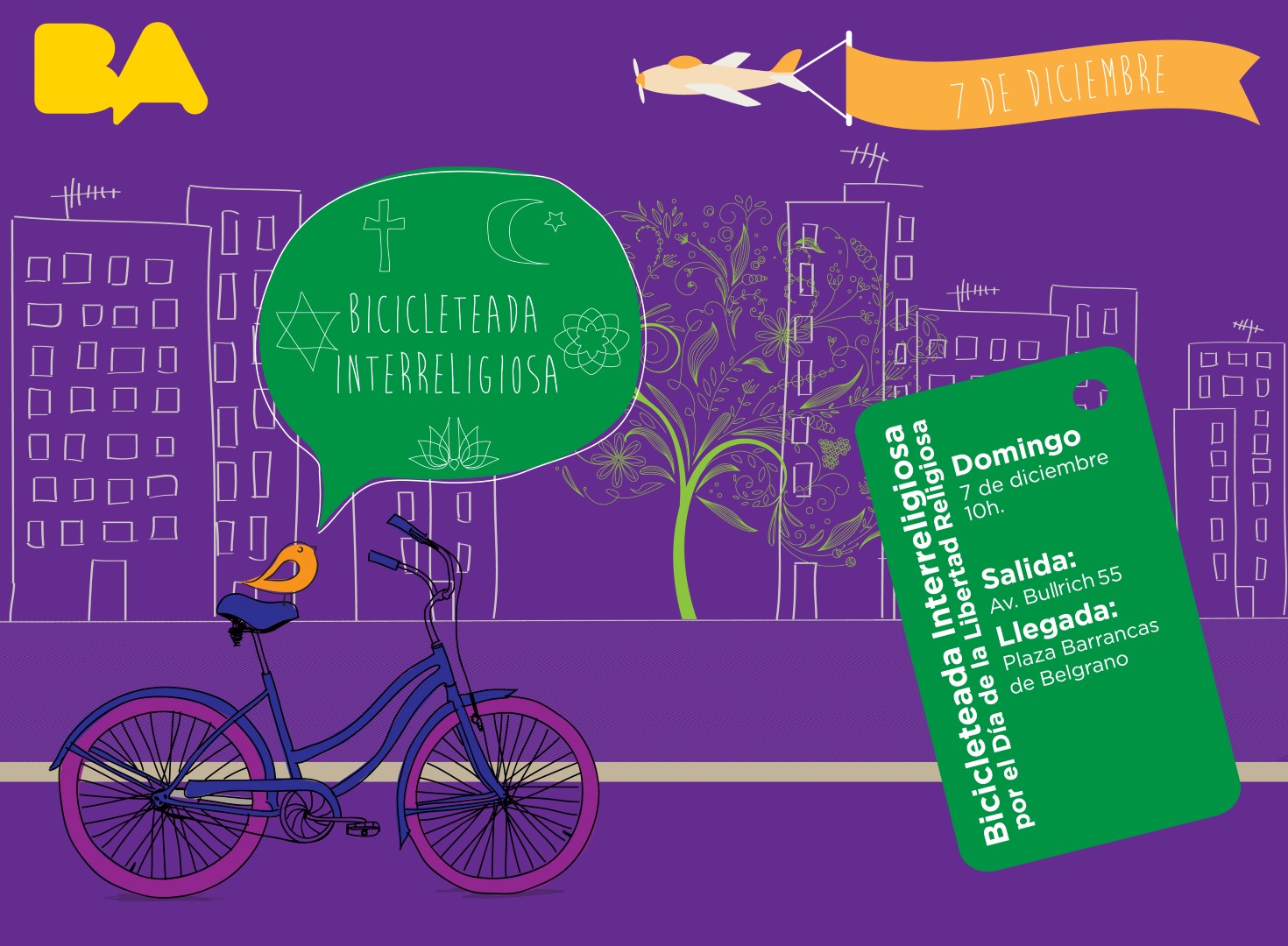 Bicicleteada Interreligiosa 