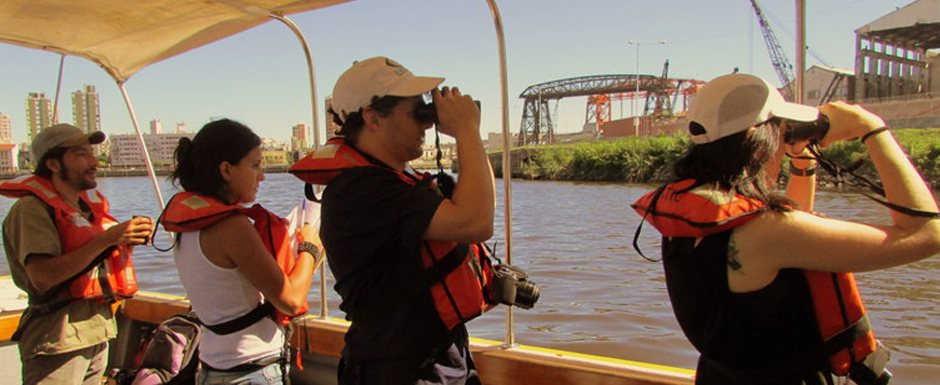 APrA realizó el muestreo anual de aves en la ribera del Riachuelo