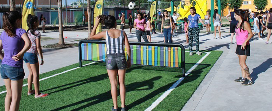 Villa Soldati también tiene su cancha de fútbol-tenis 