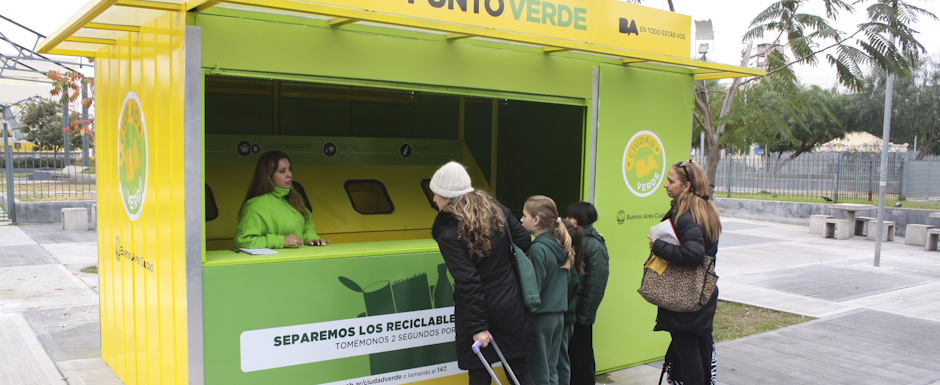 Los Puntos Verdes ya recuperaron 334.567 kilos de reciclables