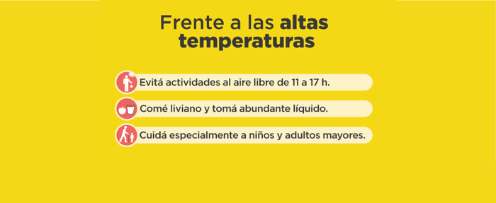 Cuidados de la salud frente a las altas temperaturas