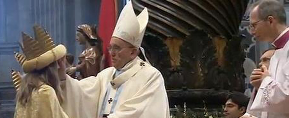 El Papa recordó a los Reyes Magos