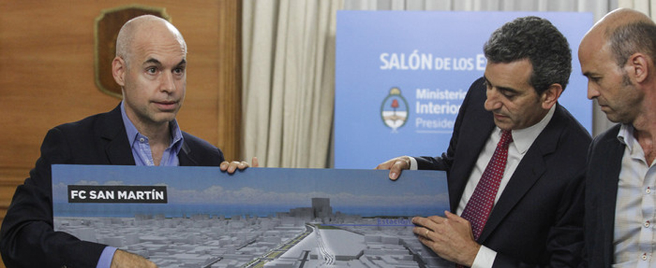 Se firmó el convenio para los nuevos cruces del Ferrocarril San Martín y Belgrano Sur