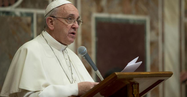 El Papa condenó todo tipo de violencia