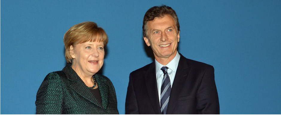 Macri estuvo junto a la canciller Angela Merkel en Alemania