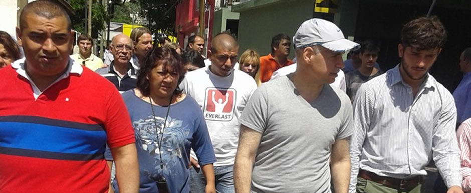 Recorrida de Horacio Rodríguez Larreta junto a los vecinos de Coghlan