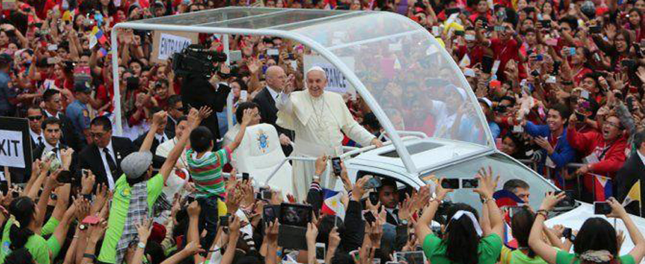 Francisco se despidió de Filipinas