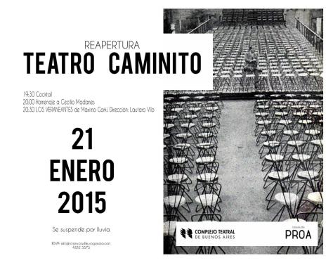 Reabre el Teatro Caminito con la obra "Los veraneantes"