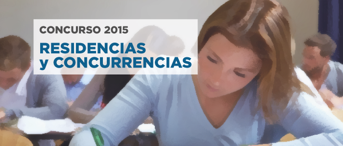 Concurso 2015 de Residencias y Concurrencias