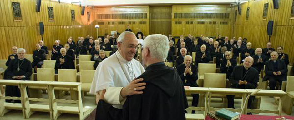 El Papa terminó su retiro espiritual