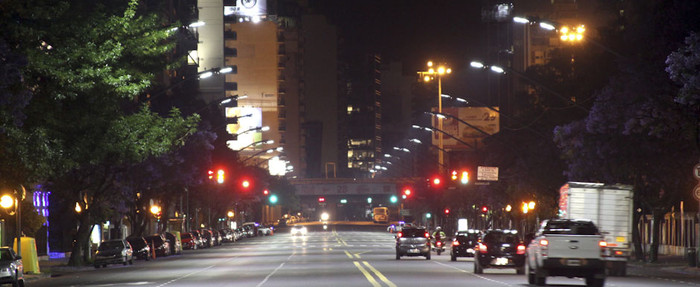 Más de 1.500 luces LED le dan brillo a Avenida Del Libertador 