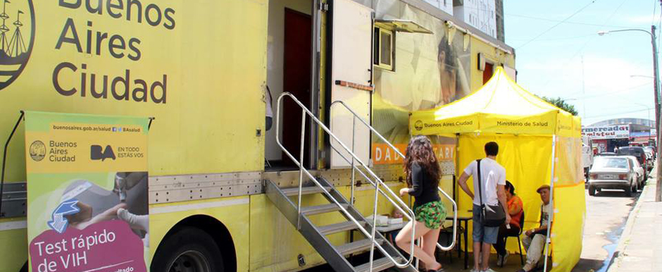 Test rápido de VIH en la Ciudad