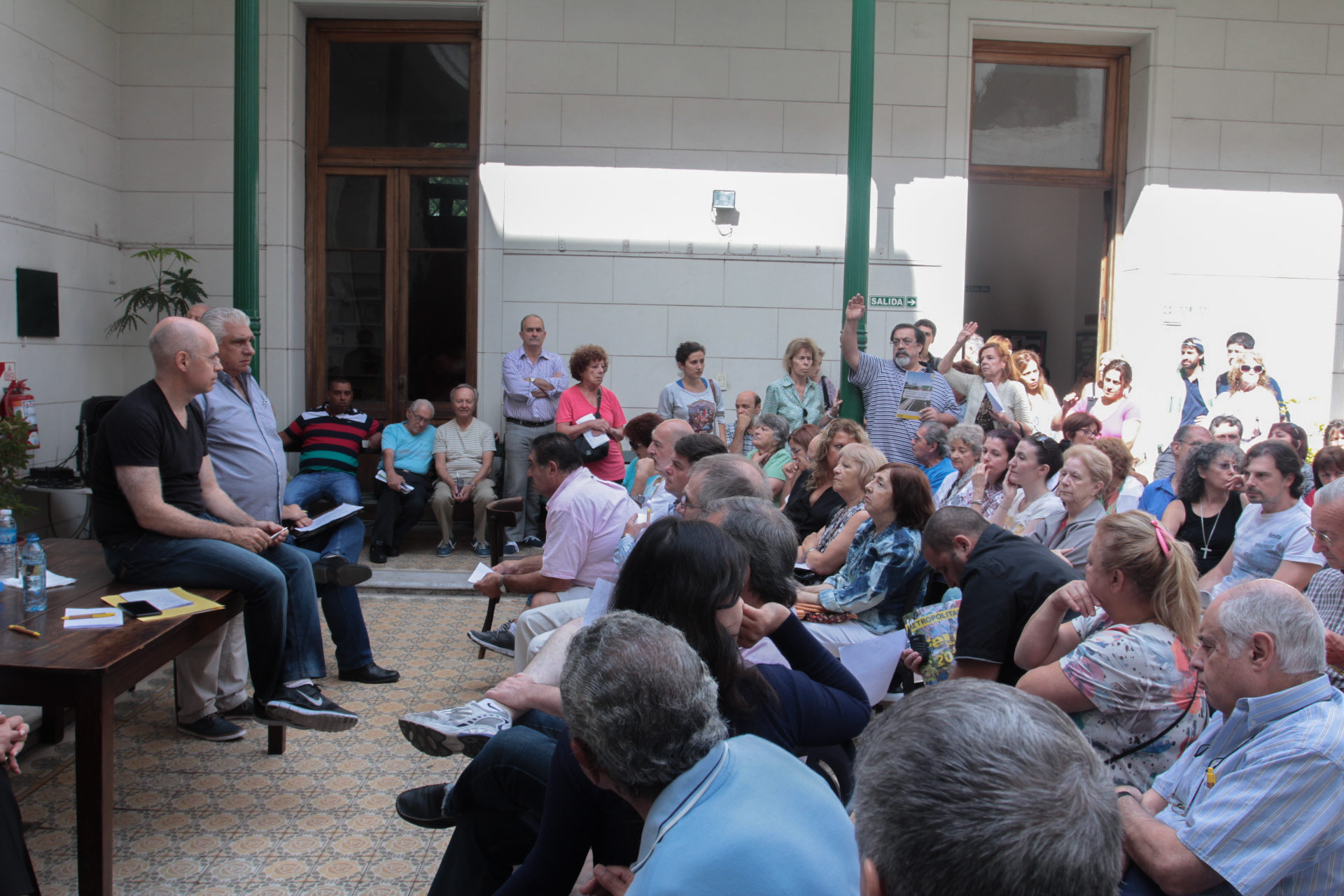 Nueva visita del jefe de Gabinete a la Comuna 11