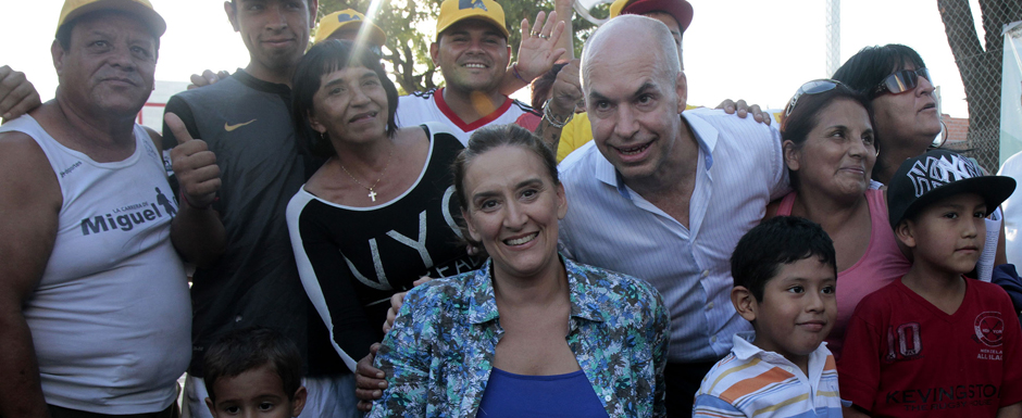 Rodríguez Larreta y Michetti presentaron mejoras urbanas en el Bajo Flores