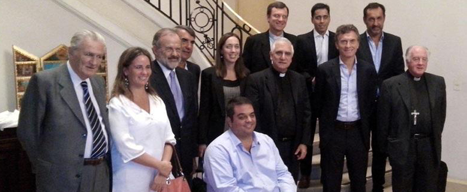 La Comisión Episcopal de Pastoral Social recibió a Mauricio Macri