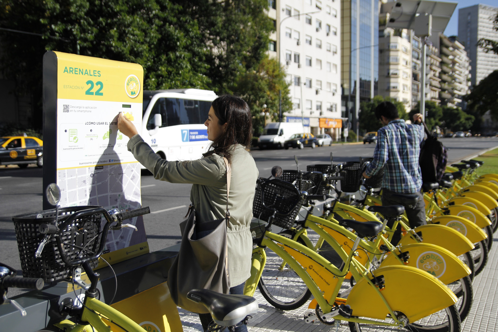 El sistema EcoBici automático de la Ciudad