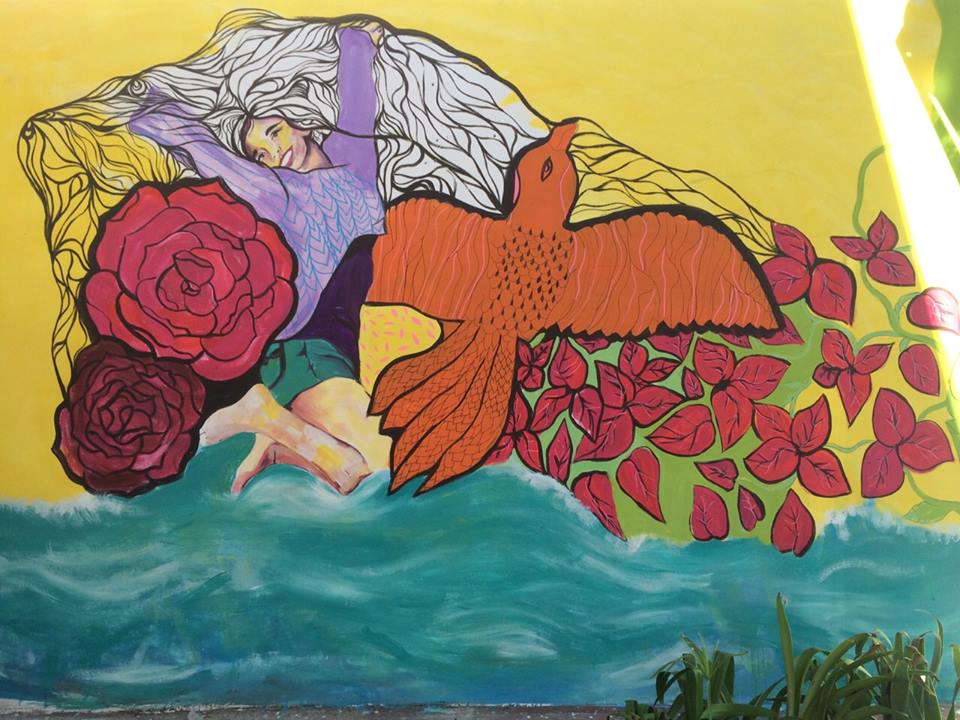 Mural por el Día de la Mujer en el Pasaje Granville