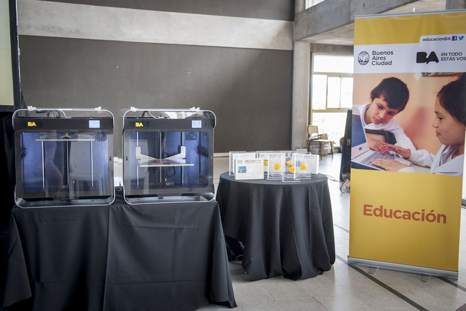 Tecnología 3D en escuelas secundarias