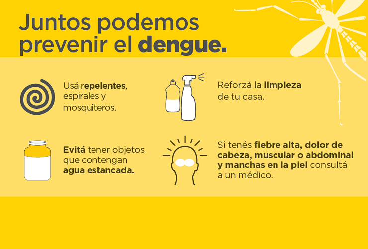 Prevención e información sobre Dengue