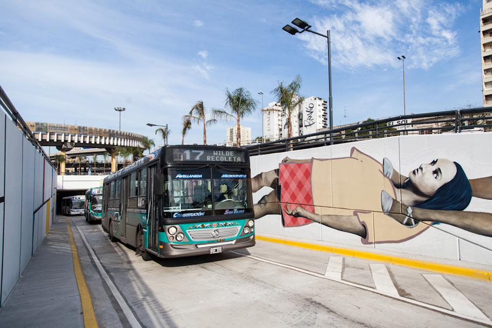 Nuevos túneles del Metrobus 9 de Julio