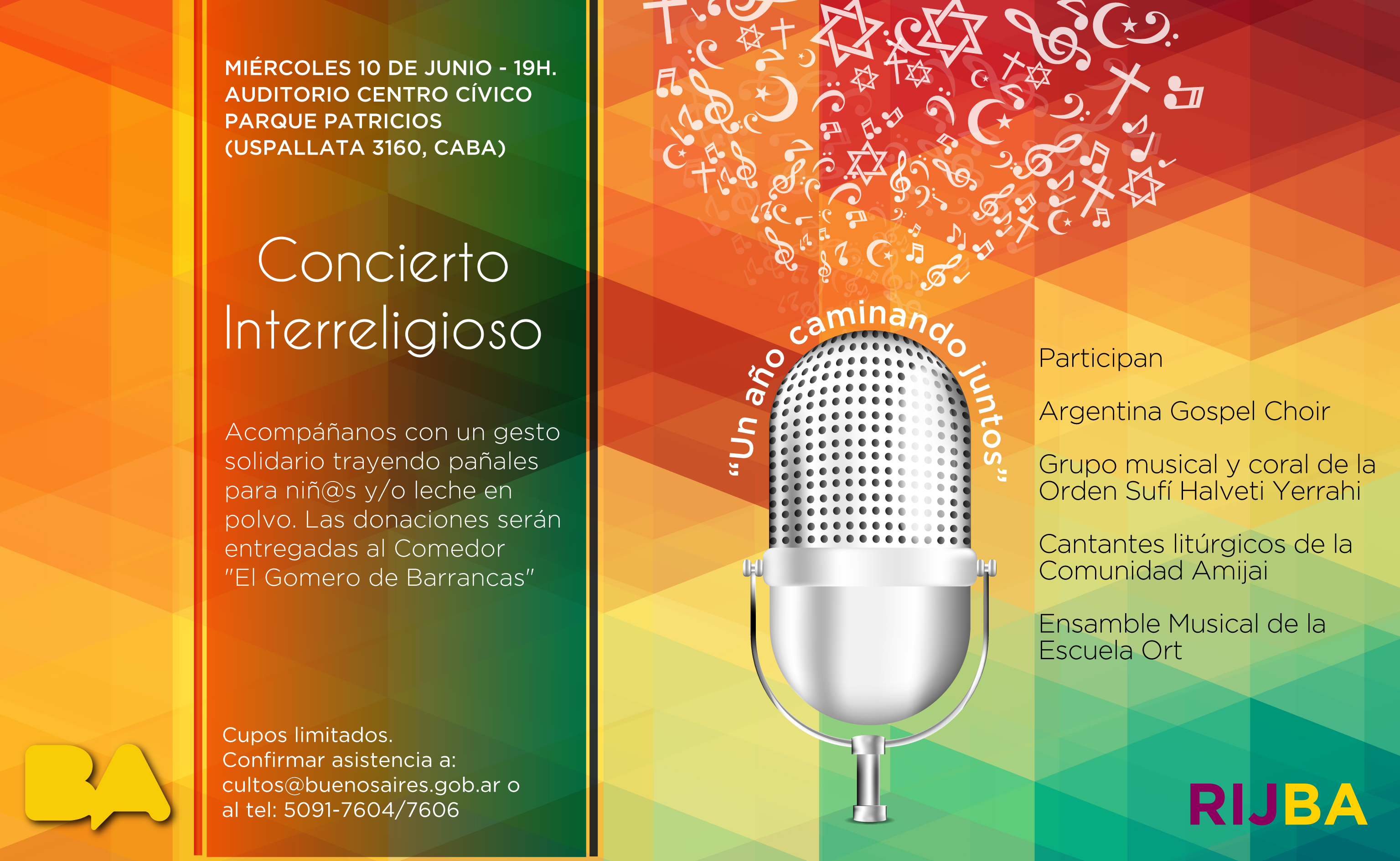 Concierto Interreligioso y Solidario