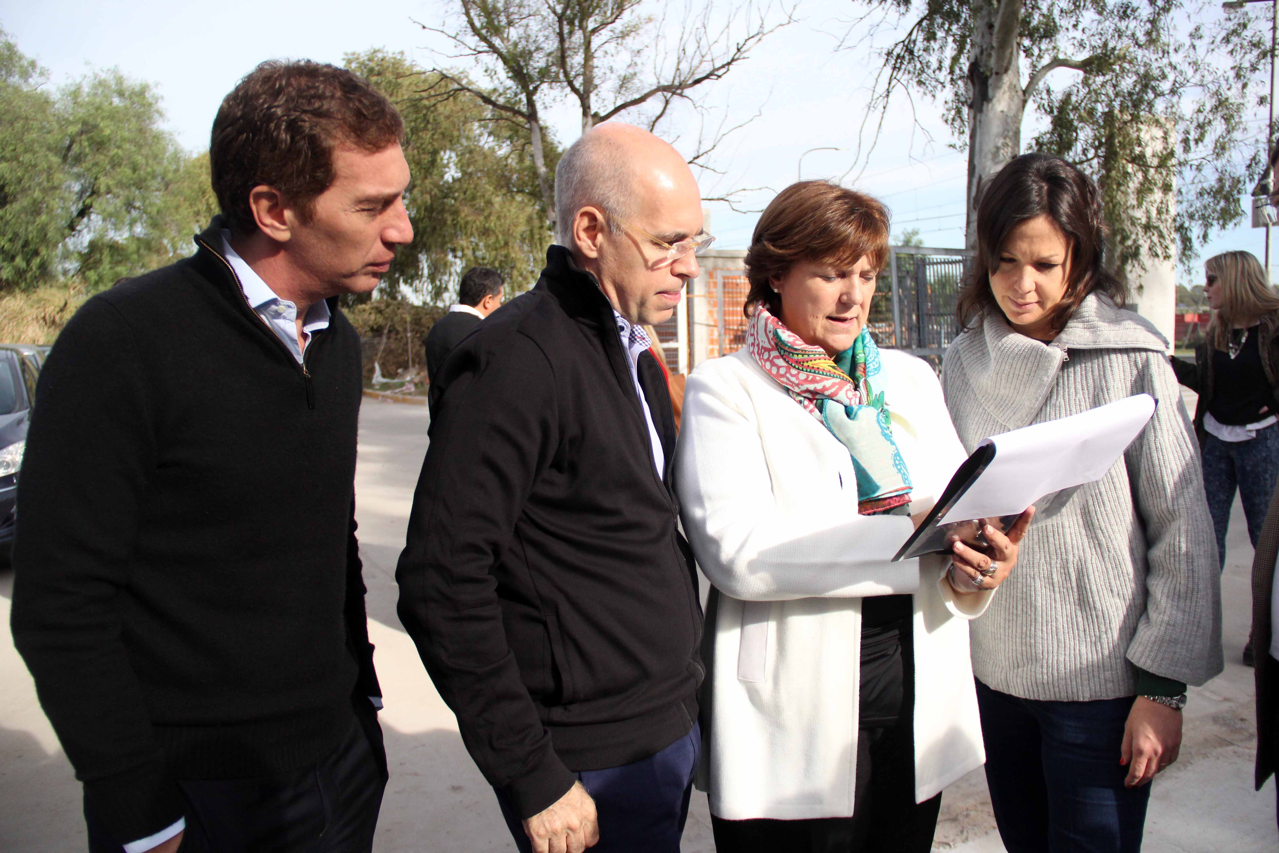 Recorrido por la obra de ampliación del Hospital Dra. Cecilia Grierson
